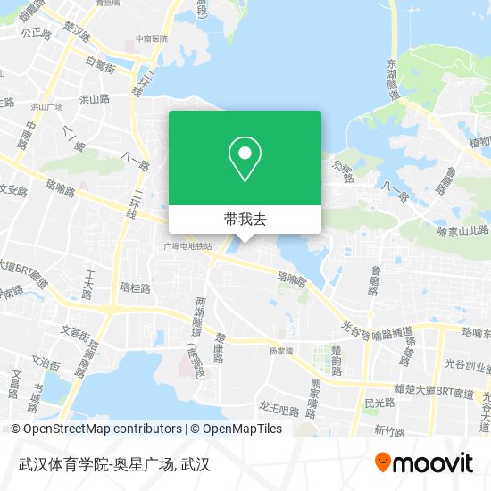 武汉体育学院-奥星广场地图