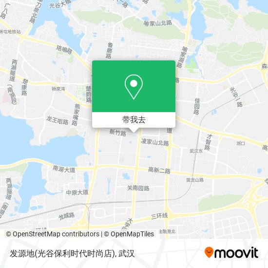 发源地(光谷保利时代时尚店)地图