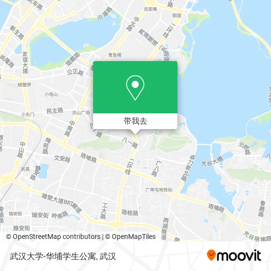 武汉大学-华埔学生公寓地图