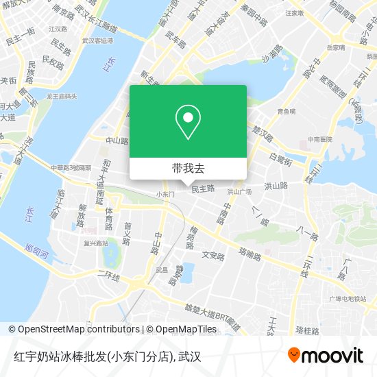 红宇奶站冰棒批发(小东门分店)地图