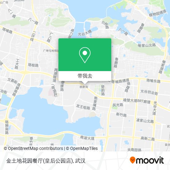 金土地花园餐厅(皇后公园店)地图