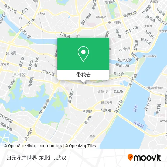 归元花卉世界-东北门地图