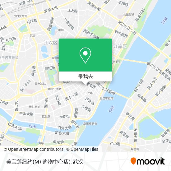 美宝莲纽约(M+购物中心店)地图