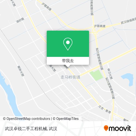 武汉卓锐二手工程机械地图