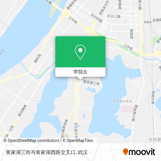 黄家湖三街与黄家湖西路交叉口地图