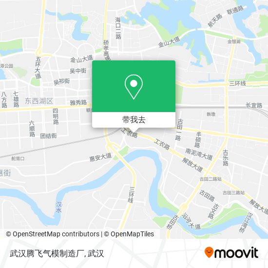 武汉腾飞气模制造厂地图