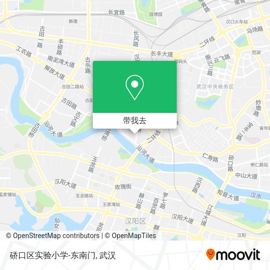 硚口区实验小学-东南门地图