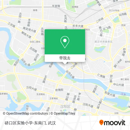 硚口区实验小学-东南门地图