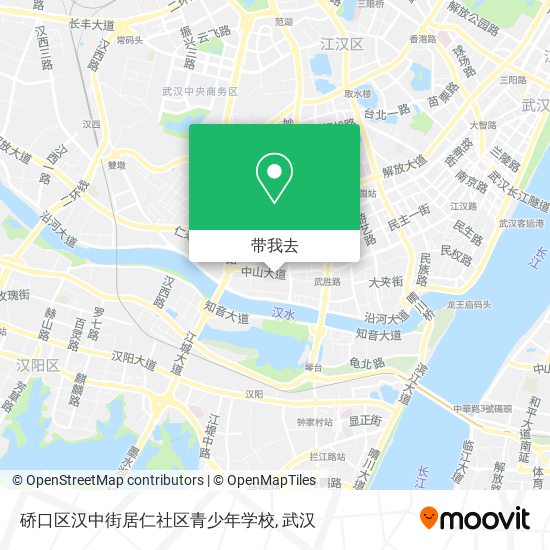 硚口区汉中街居仁社区青少年学校地图