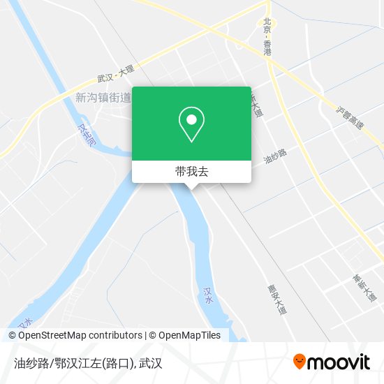 油纱路/鄂汉江左(路口)地图