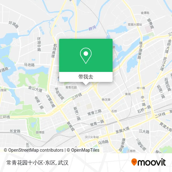 常青花园十小区-东区地图