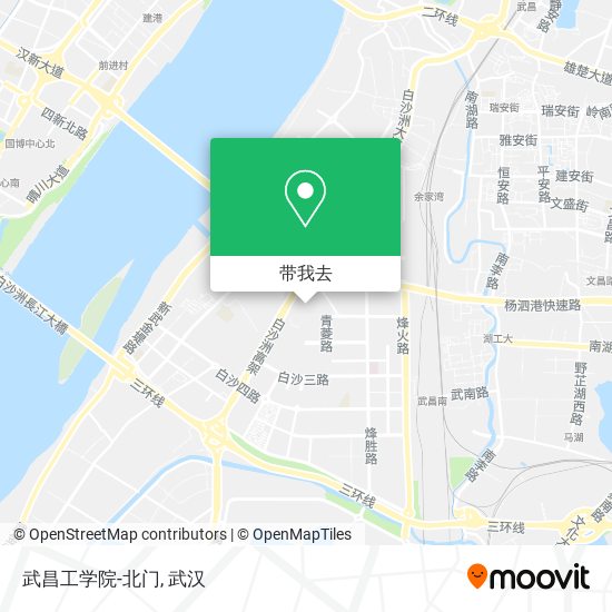 武昌工学院-北门地图
