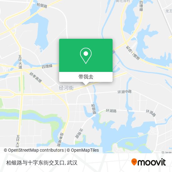 柏银路与十字东街交叉口地图