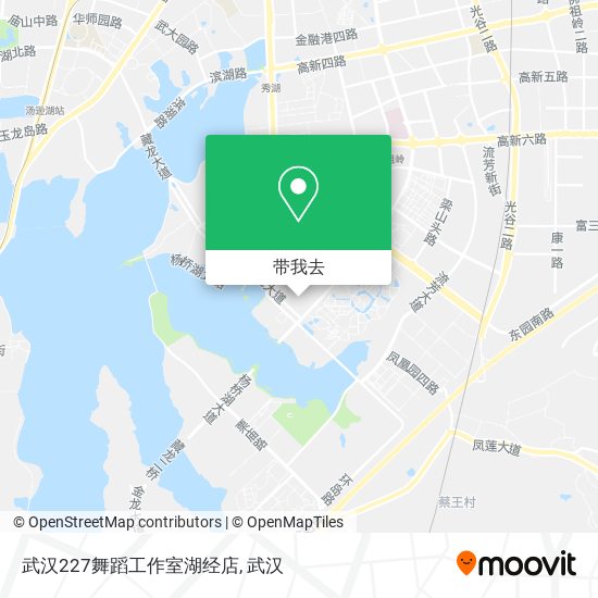 武汉227舞蹈工作室湖经店地图