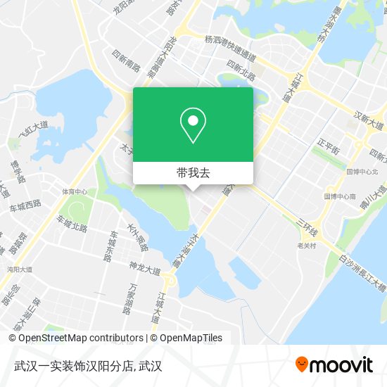 武汉一实装饰汉阳分店地图