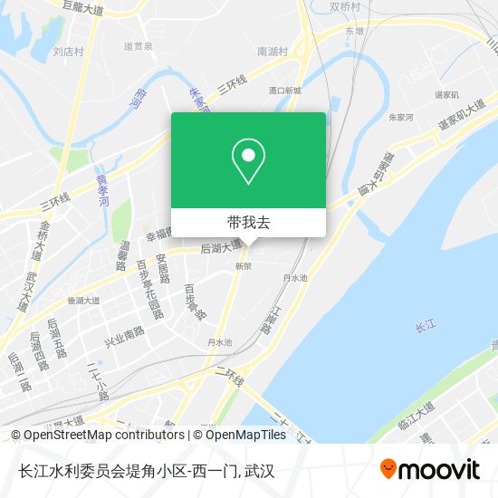 长江水利委员会堤角小区-西一门地图