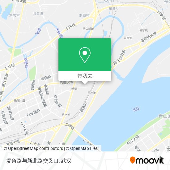 堤角路与新北路交叉口地图