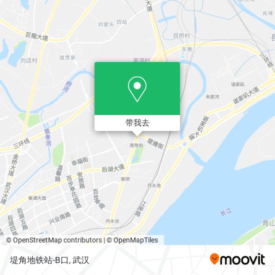 堤角地铁站-B口地图