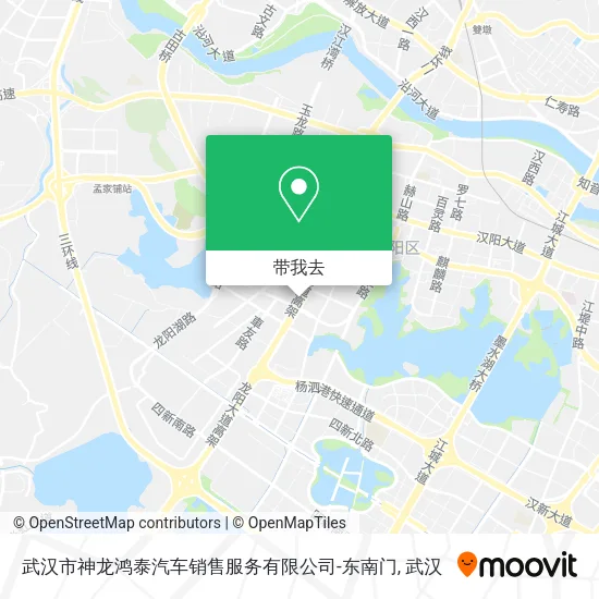 武汉市神龙鸿泰汽车销售服务有限公司-东南门地图