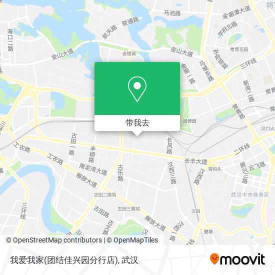 我爱我家(团结佳兴园分行店)地图