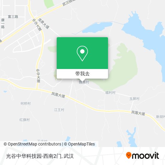 光谷中华科技园-西南2门地图