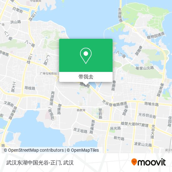 武汉东湖中国光谷-正门地图
