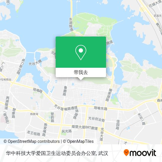 华中科技大学爱国卫生运动委员会办公室地图