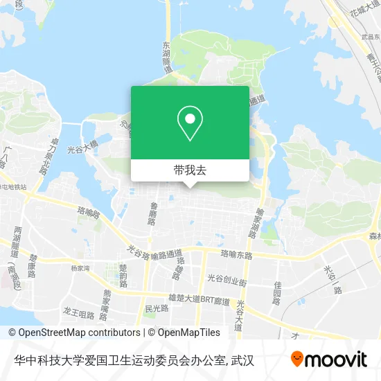 华中科技大学爱国卫生运动委员会办公室地图