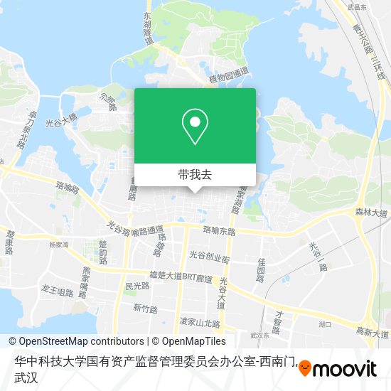 华中科技大学国有资产监督管理委员会办公室-西南门地图