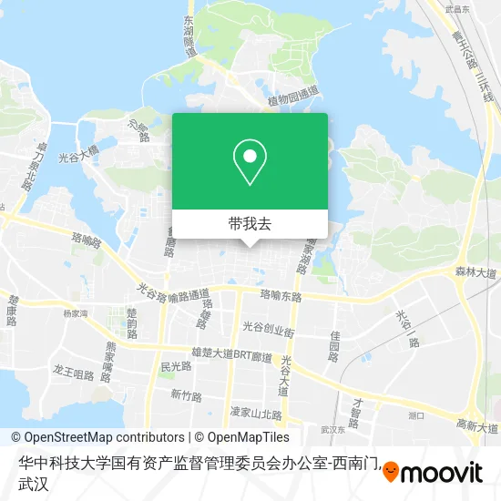 华中科技大学国有资产监督管理委员会办公室-西南门地图