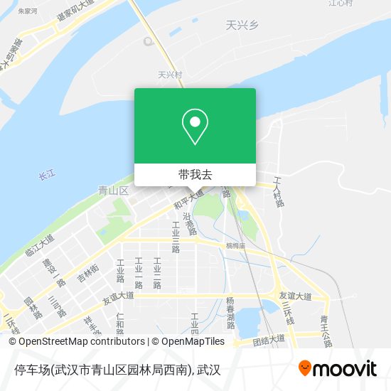 停车场(武汉市青山区园林局西南)地图