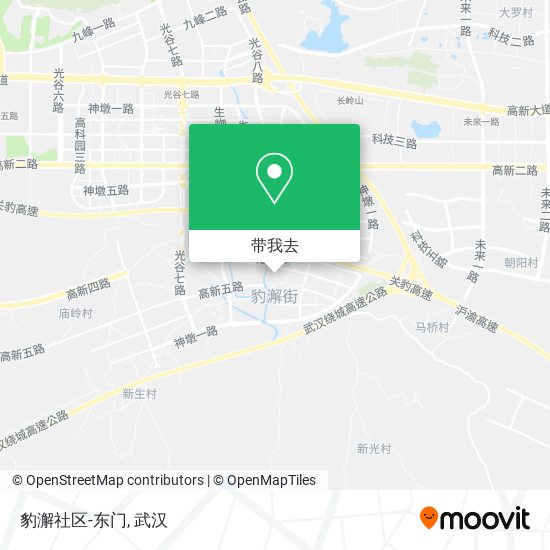 豹澥社区-东门地图