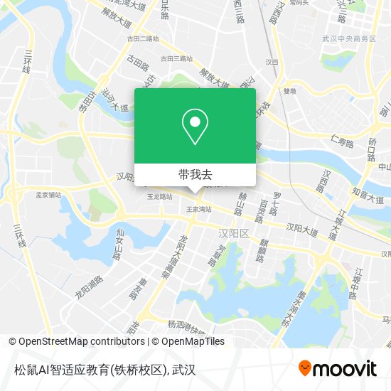 松鼠AI智适应教育(铁桥校区)地图