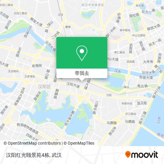 汉阳红光颐景苑4栋地图