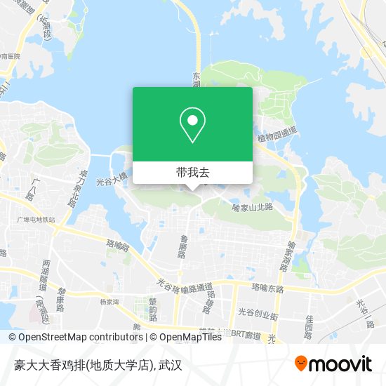 豪大大香鸡排(地质大学店)地图