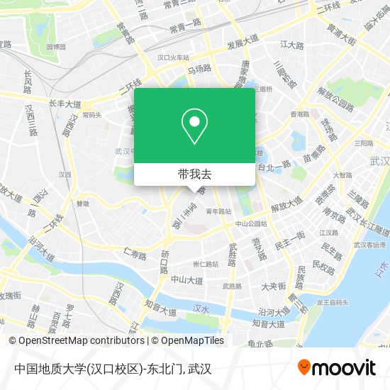 中国地质大学(汉口校区)-东北门地图