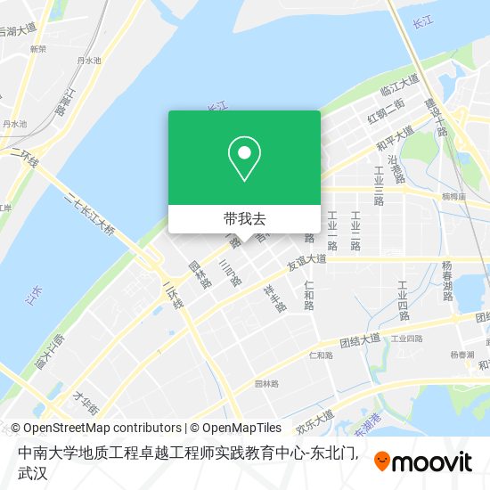 中南大学地质工程卓越工程师实践教育中心-东北门地图