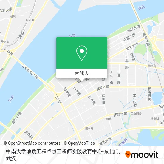 中南大学地质工程卓越工程师实践教育中心-东北门地图