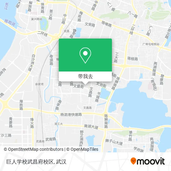 巨人学校武昌府校区地图