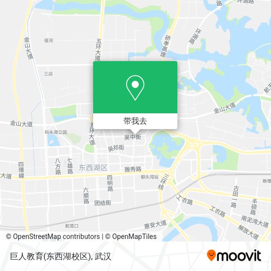 巨人教育(东西湖校区)地图