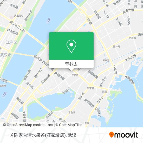 一芳陈家台湾水果茶(汪家墩店)地图