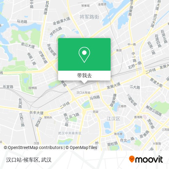 汉口站-候车区地图