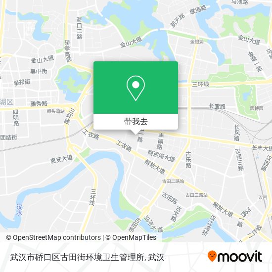 武汉市硚口区古田街环境卫生管理所地图