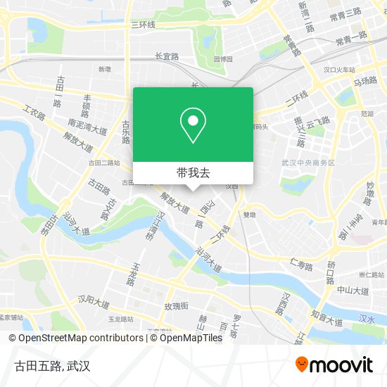 古田五路地图