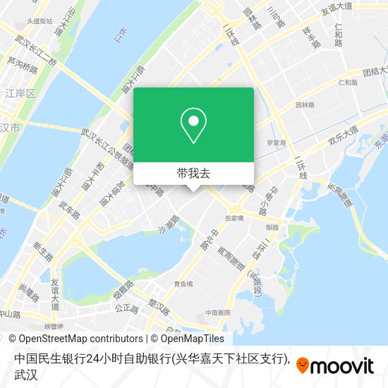 中国民生银行24小时自助银行(兴华嘉天下社区支行)地图