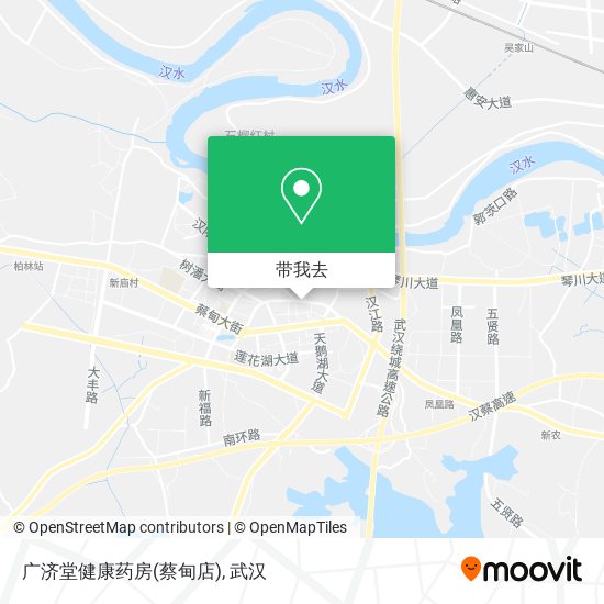 广济堂健康药房(蔡甸店)地图