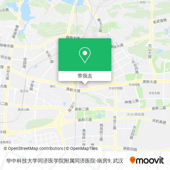 华中科技大学同济医学院附属同济医院-病房9地图