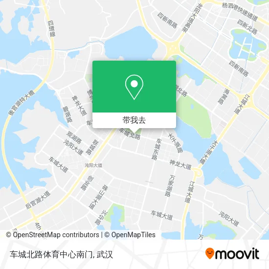 车城北路体育中心南门地图