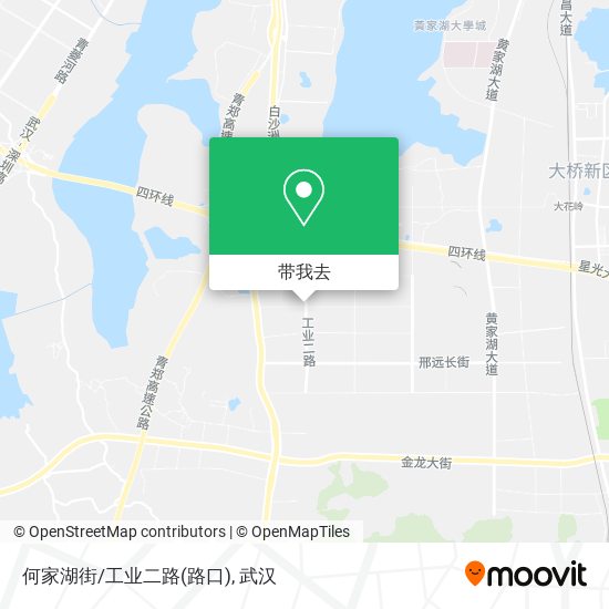 何家湖街/工业二路(路口)地图