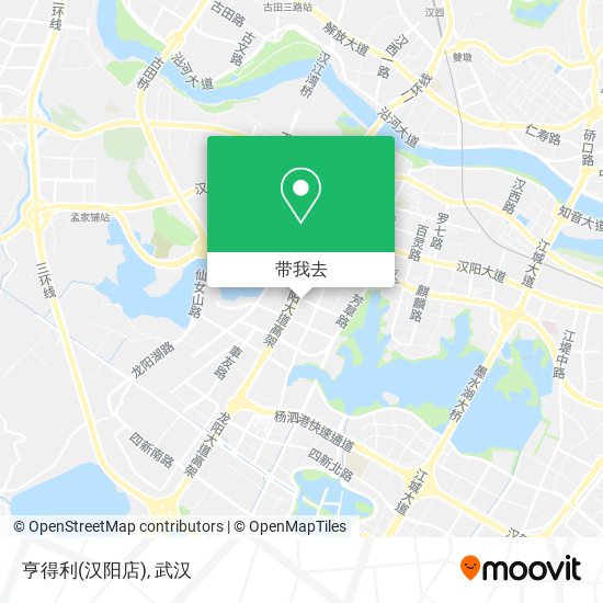 亨得利(汉阳店)地图